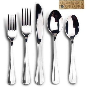 Mirror Polished  Stainless Steel Flatware Set include Fork Spoon Knife 20 Pieces
